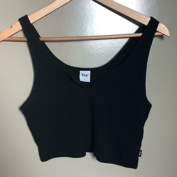 ARITZIA TNA thermal cropped tank, SZ M - Picture 1 of 4
